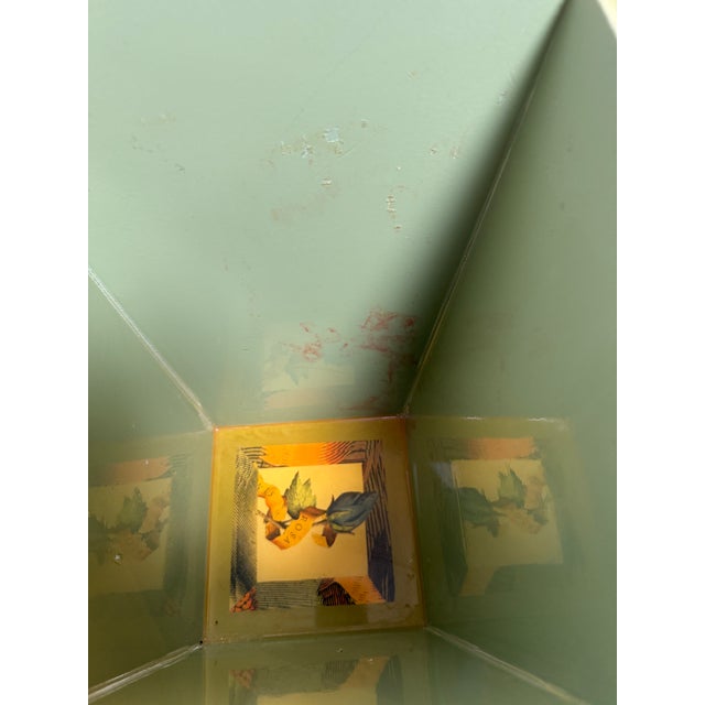 Annie Modica Floral Bathroom Bin, Signed For Sale - Image 12 of 12