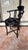 1990s Asian Black Lacquered Corner Chair For Sale In Boston - Image 6 of 8