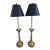 Vintage Barley Twist Brass Lamps - A Pair For Sale