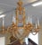 1990s Italian Fbai Gold Gilt Bronze & Crystal 12 Light Louis XV Style Chandelier For Sale - Image 4 of 12
