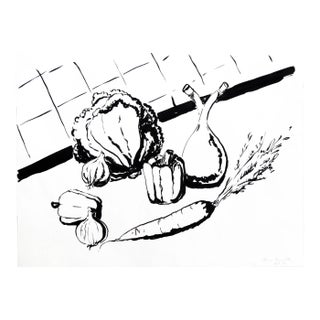 1970s Black & White Still Life by A. Bessette For Sale