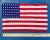 Blue 1930s Silk 48 Star American Flag For Sale - Image 8 of 8
