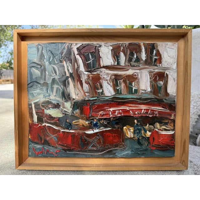 Early 21st Century Ludovic Labbé, Oil on Canvas, Les Voiles, 35cm x 27cm For Sale - Image 5 of 5