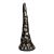 1990s Metallic Black Ceramic Textured Brutalist Ring Holder For Sale