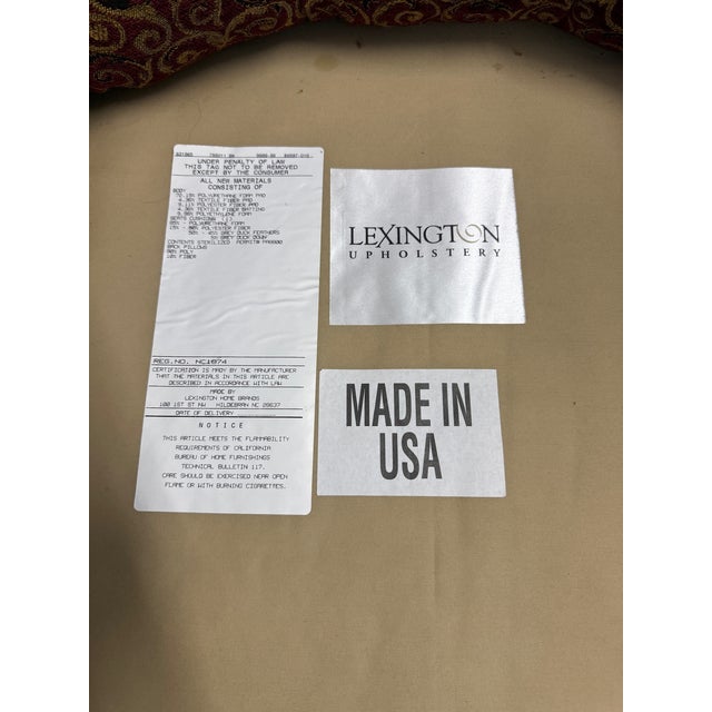 Lexington Furniture Robinson Swivel Chair - A Pair For Sale - Image 15 of 16