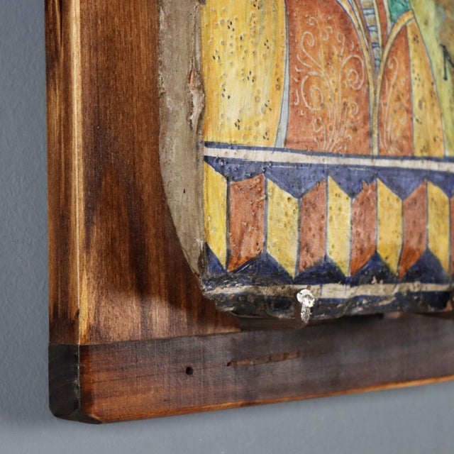 Brown Melandri Majolica Tile and Faenza Focaccia For Sale - Image 8 of 10