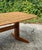 Large Mid-Century Modern Dining Table Done in Oak, Former Yugoslavia, 1970s For Sale - Image 9 of 11