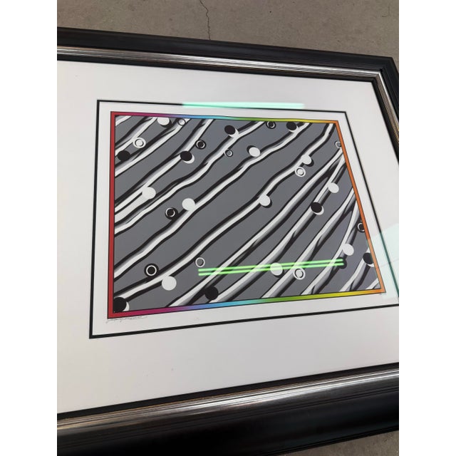 1990s 1990s Jacques Lieberman,'ny Abstract I' Rare ,Authentic 2004 Art Print For Sale - Image 5 of 8