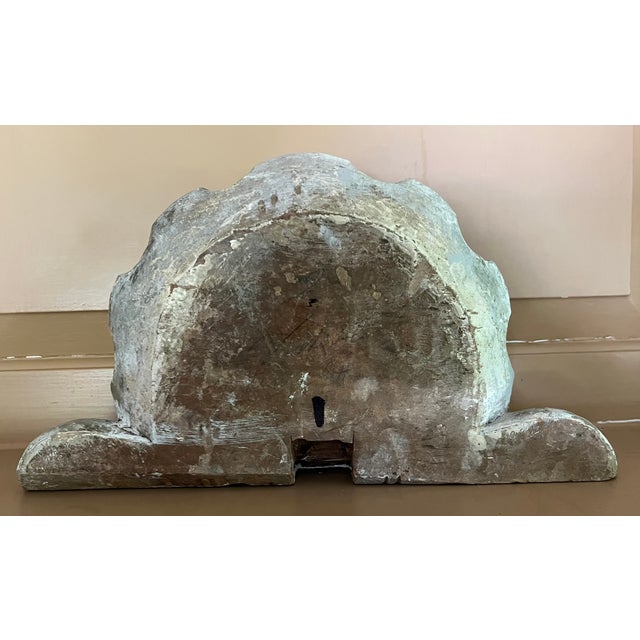 Antique 18th Century French Rococo Carved Wood Sea Shell Form Architectural Cornice Elements - A Pair For Sale - Image 11 of 14