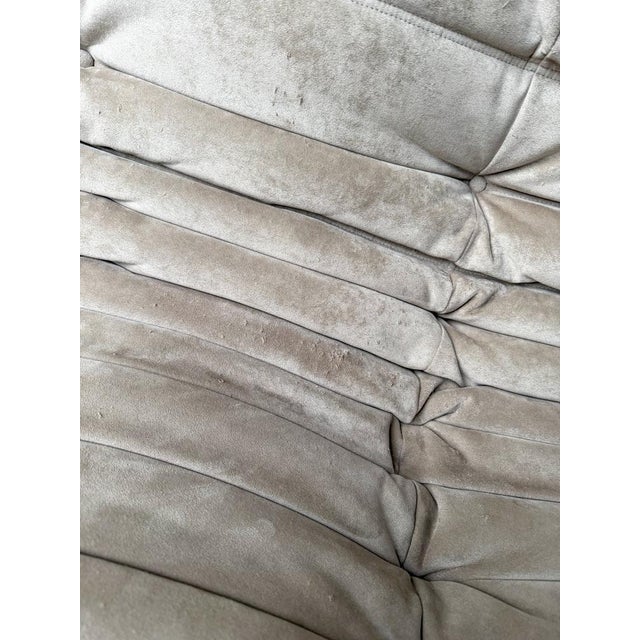 Vintage Alcantara Togo 2-Seater by Michel Ducaroy for Ligne Roset, 1990s For Sale - Image 17 of 18