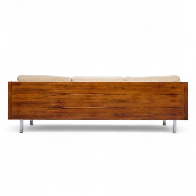 Milo Baughman Style Mid Century Rosewood Case Sofa For Sale In Chicago - Image 6 of 9