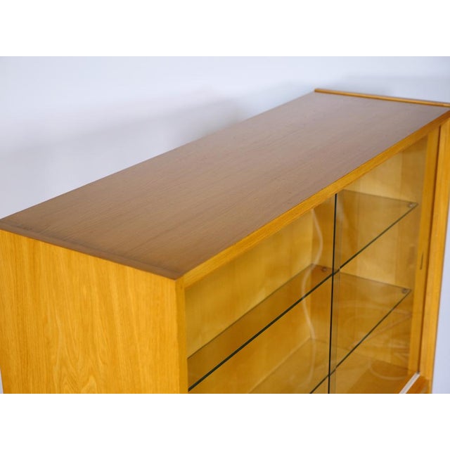 Elm Display Cabinet, 1960s For Sale - Image 11 of 15