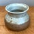 Cream Vintage Original Studio Pottery Scored Vase For Sale - Image 8 of 12