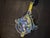 Yellow Mid 20th Century Italian Murano Style Sculptural Art Glass Bowl For Sale - Image 8 of 9