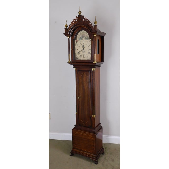 Sligh Aaron Willard Federal Mahogany Grandfather Clock Chairish