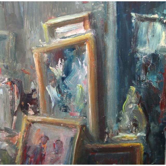 Enrique Gomez Sacanelles, Artist's Study, 1980s, Oil on Canvas For Sale - Image 9 of 12
