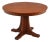 Stickley Mission Collection 46" Round Oak Pedestal Dining Table For Sale