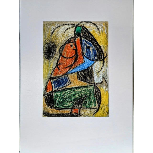 Modern Joan Miro, Woman, Lithograph, 1976 For Sale - Image 3 of 3