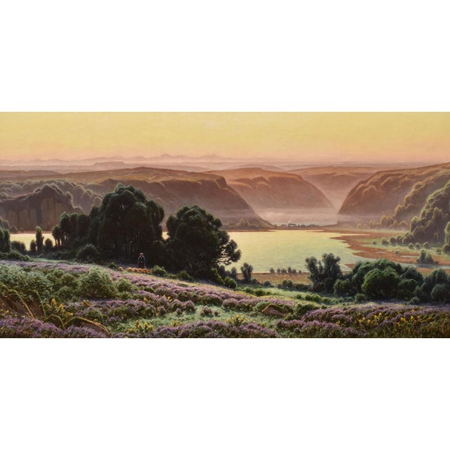 William Didier Pouget, Lake Chambly, 1900s, Oil on Canvas For Sale - Image 3 of 12