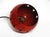 Small Mid-Century Modern Red and Black Enameled Pendant Lamp, 1960s For Sale - Image 13 of 18