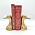 Stunning pair of mallard duck head bookends with beautiful patina made in Korea.