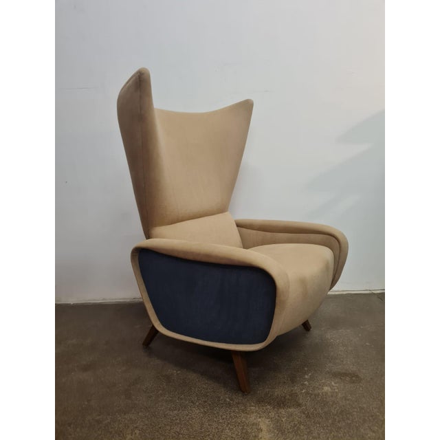 Mid-Century Modern Ear Chair, Czechoslovakia, 1960s For Sale - Image 13 of 13