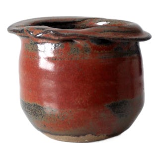 Vintage Handmade Studio Pottery Vessel For Sale