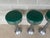 Description: Duro Chrome 1950's Drug Store/Soda Fountain Swivel Top Stools - Set of 4. Vinyl in great shape, chrome does...