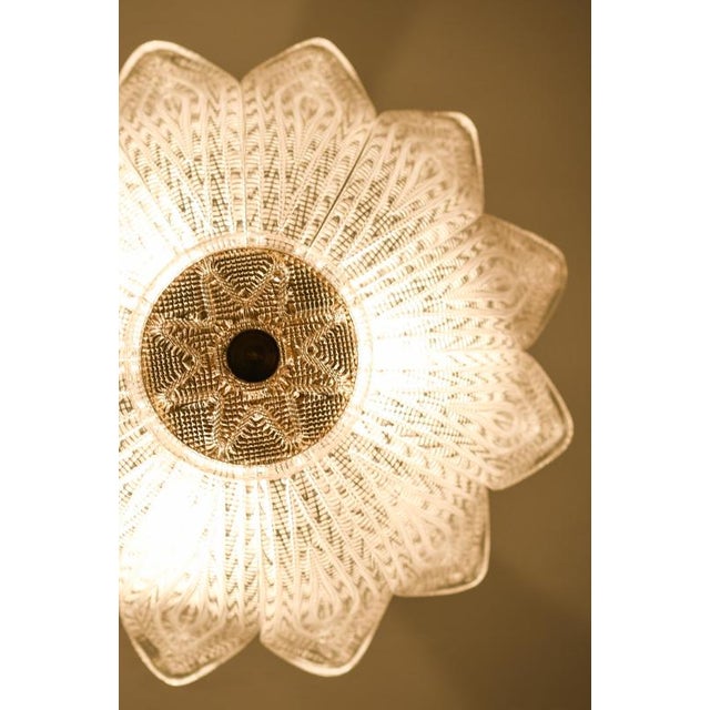 Gold Hanging Lamp in Brass and Glass by Carl Fagerlund, 1960s For Sale - Image 8 of 11
