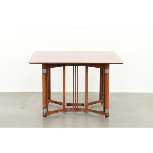 We are offering this rare, square Schuitema Art Deco dining table from the Decoforma series, which is in excellent...