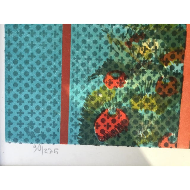 Printmaking Materials Vintage Lithograph by Giulio Vito Poggiali For Sale - Image 7 of 13