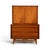 This 1960s Young Manufacturing highboy dresser is a clean, architectural take on the two tier gentlemen's chest, built in...