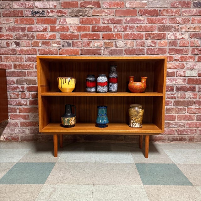 Mid-Century Danish Teak Bookcase, c.1960s For Sale - Image 4 of 8