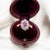Antique daisy ring (circa 1900) in 18 carat (750 thousandths) yellow gold. It is decorated in its center with a natural...