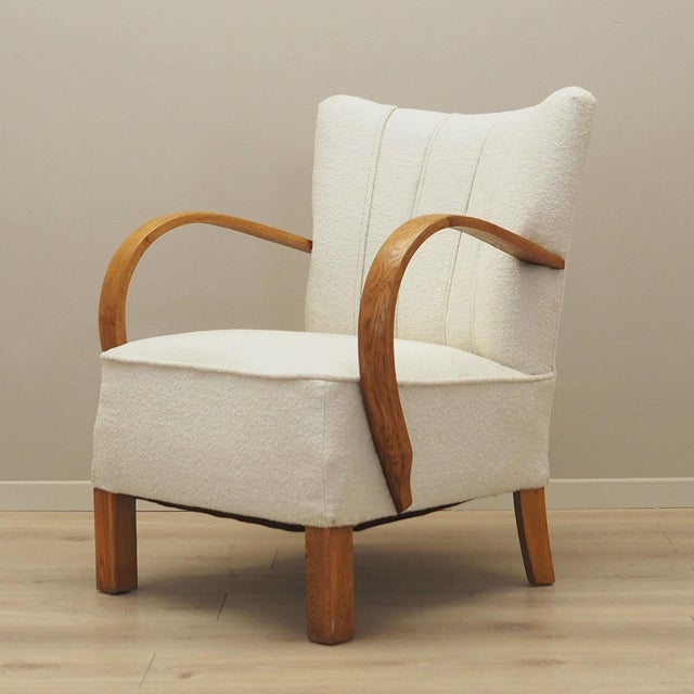 Vintage Art Deco Oak Chair, 1950s For Sale - Image 17 of 17