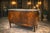 1860s French Louis XVI Mahogany Green Marble Commode For Sale - Image 9 of 10