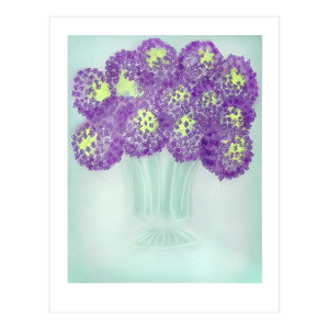Purple Allium Flowers No.2 Orginal Painting by Susan Havens