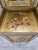 Antique Victorian Hand-Painted Music Cabinet With Brass Gallery and Mirror For Sale - Image 11 of 12