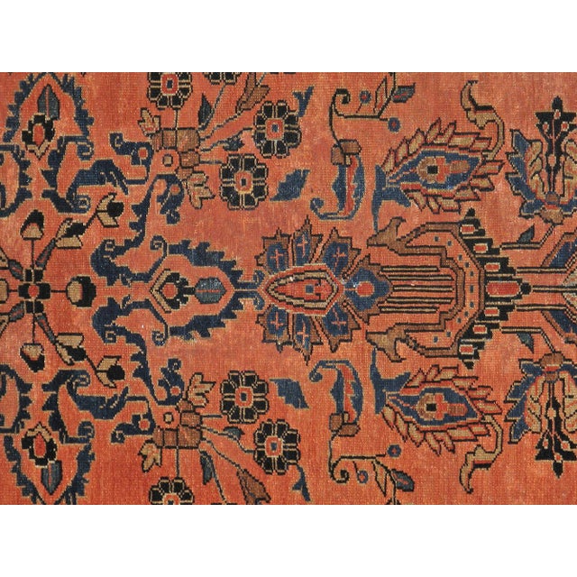 Distressed Antique Persian Rug 4'7" x 9'3" Chairish