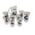 Neo Deco Barware 8 Glasses Pitcher Set Gazelle Supper Club Bar Cart Drinkware For Sale - Image 12 of 15