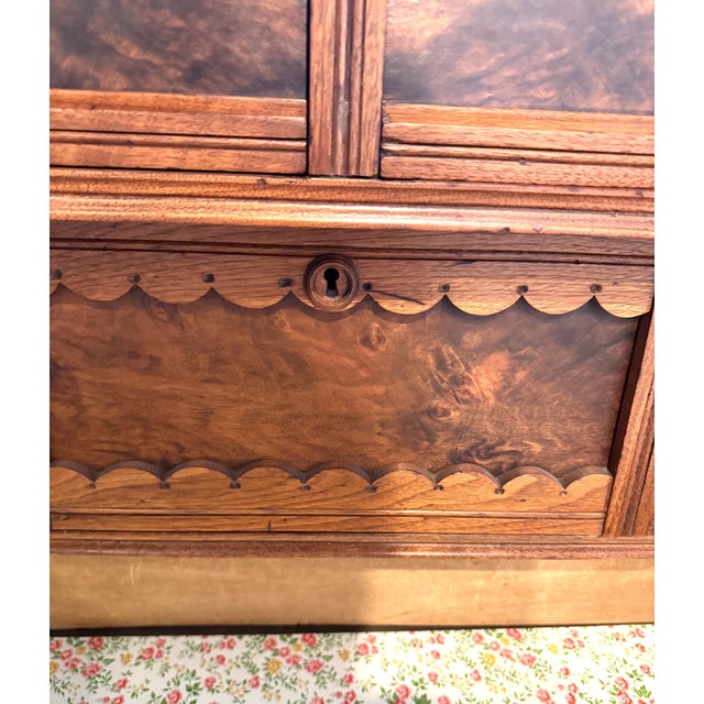 Wood Late 19th Century Victorian Eastlake Walnut Dresser, Great Drawers, Excellent For Sale - Image 7 of 14
