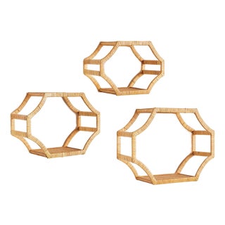 Bedford Woven Wall Shelves, Set Of 3 For Sale