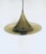 Metal Postmodern Witch Hat Gold Pendant Lamp, 1980s For Sale - Image 7 of 13