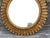 Wood Giltwood Feathered Round Mirror with Radiating Frame, French, 1920s For Sale - Image 7 of 12