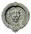 Large Gothic Lions Mask Iron Door Knocker, 1960 For Sale