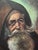 Vintage Lithograph print of a folk art portrait of an aged monk entitled “Wisdom” by a Franciscan monk from Missouri, the...