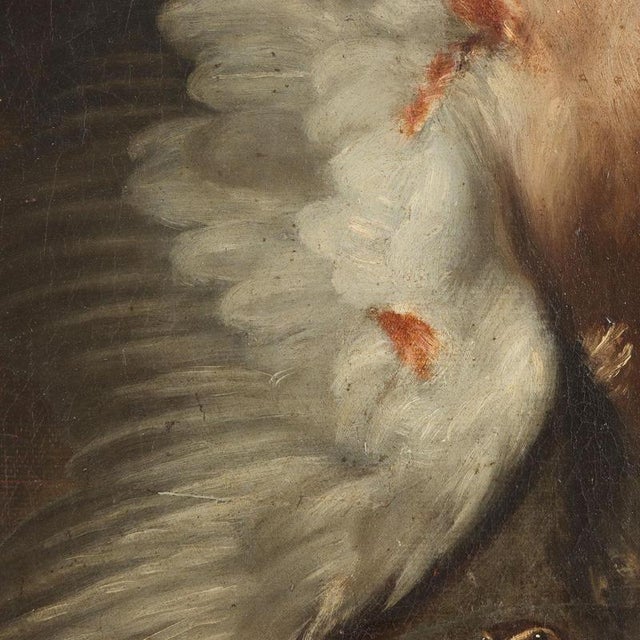 Attributable to Sinibaldo Scorza, Animals in Dark Background, Oil on Canvas For Sale - Image 8 of 12