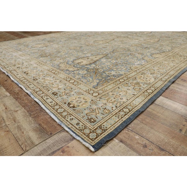 Antique Persian Khorassan Rug - 09'04 X 12'08 For Sale In Dallas - Image 6 of 9