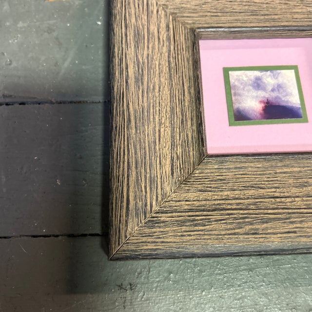 Abstract 1970’s Original Miniature Abstract Watercolor Landscape Painting For Sale - Image 3 of 4