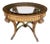 Center/Entry Table in Brass and Wood by La Barge For Sale